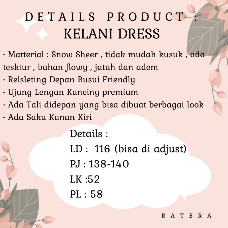 KELANI DRESS