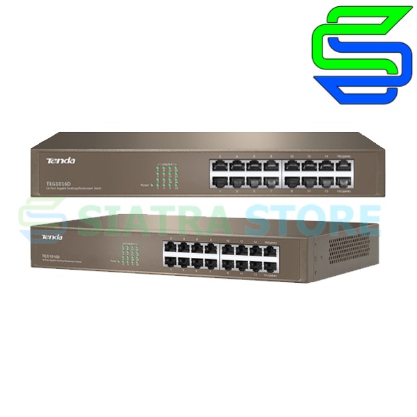 TENDA TEG1016D 16-Port Gigabit Ethernet Switch|16 Port Gigabit Switch