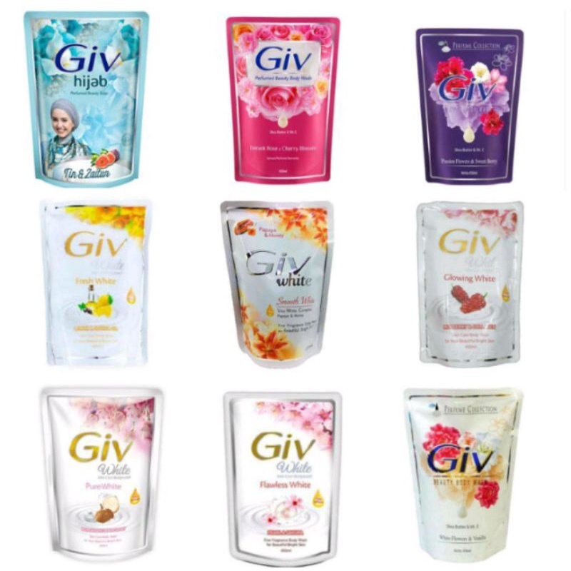 GIV BODY WASH SABUN CAIR REFIIL 400ML