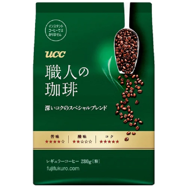 

Kopi UCC Ueshima Craftsmans Special Deep Rich Blend Ground Coffee 280 Gram
