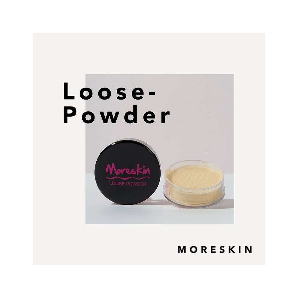 Moreskin powder (bedak tabur) / bedak glowing wajah bedak natural bedak pemutih muka / Terbaik /