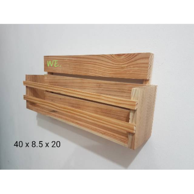 Rak Dapur Spice Rack Rak Kayu Pinus