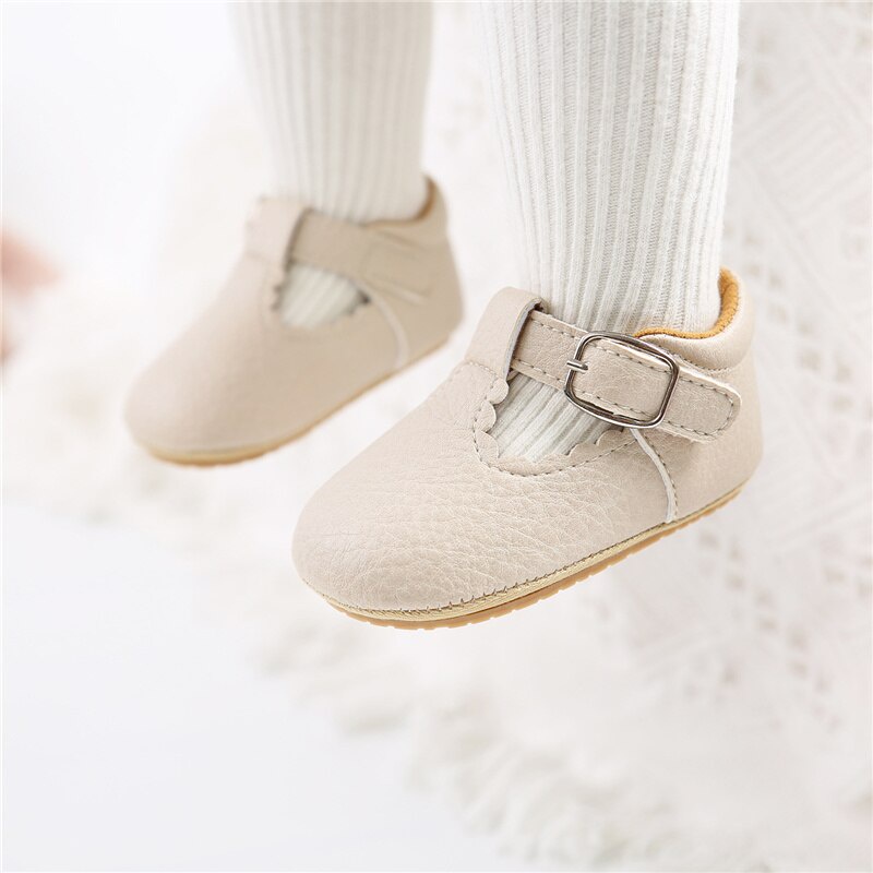 Sepatu Bayi Prewalker Perempuan Umur 0 - 12 Bulan Sepatu Casual Anak Bayi Perempuan Baby Prewaker Shoes Cewek Murah Umur 0 - 14 Bulan, umur 1 Tahun 0 - 6 Bulan Krem AK 14