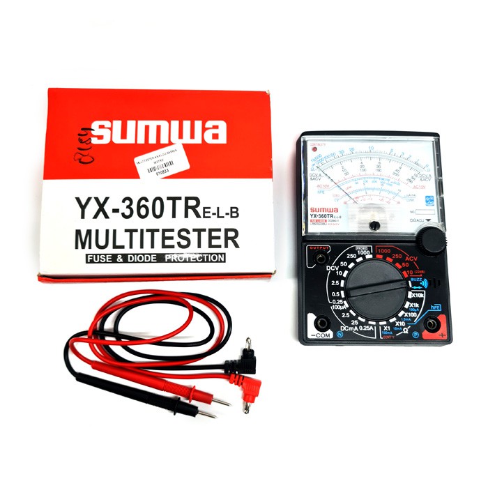 MULTITESTER ANALOG SAMWA SUMWA YX-360TR (BATERAI TERPISAH)