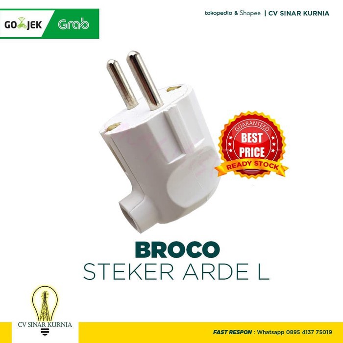 BROCO STEKER ARDE BENGKOK L PUTIH 1331255 (ADA HARGA GROSIR) L TYPE BEST