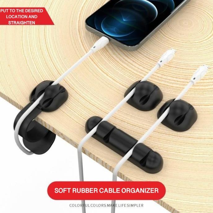 

Silicone Cable Organizer K507 / Cable Clip Self-Adhesive Lc