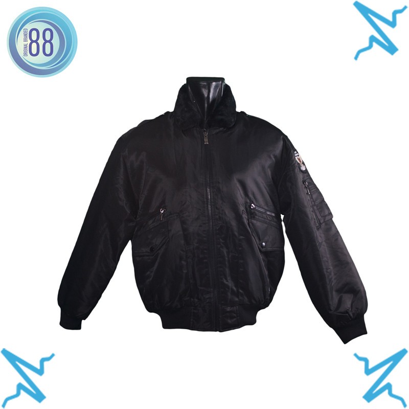 TBUC BOMBER JAKET BLACK CASUAL JACKET OUTDOOR JAKET MOTOR OBD TC02