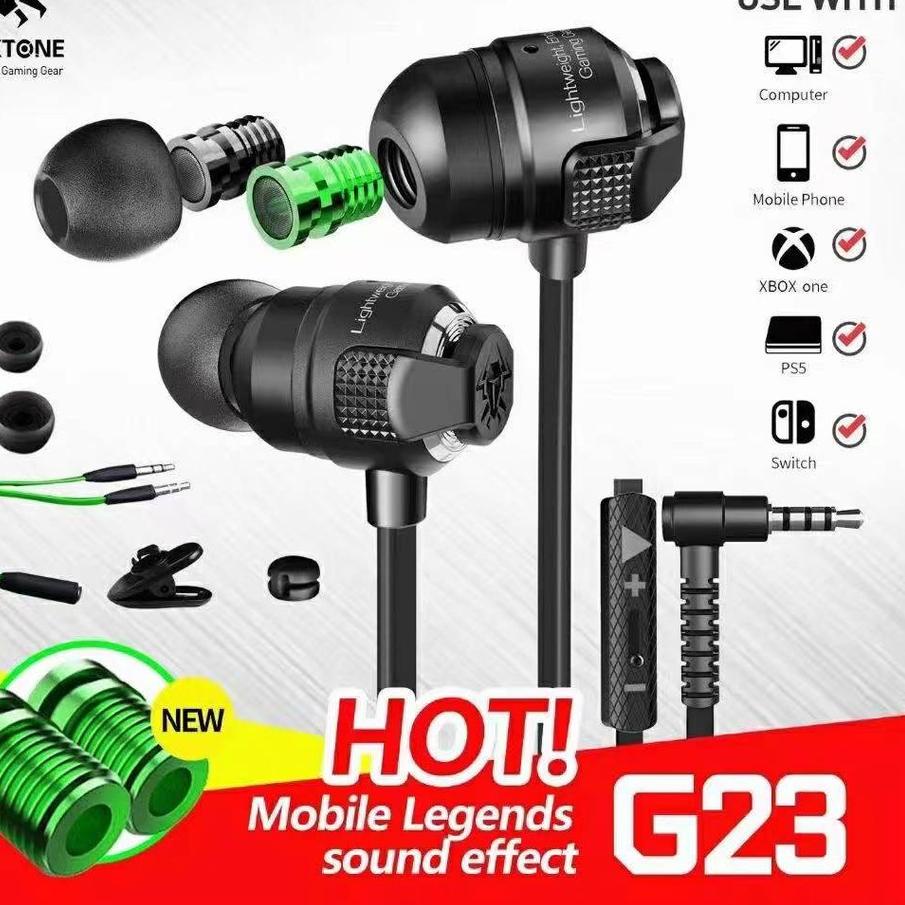 PLEXTONE G23 In-Ear Earphone Gaming Headset Gaming Plextone G23 Earphone Gaming Headset Plextone G23