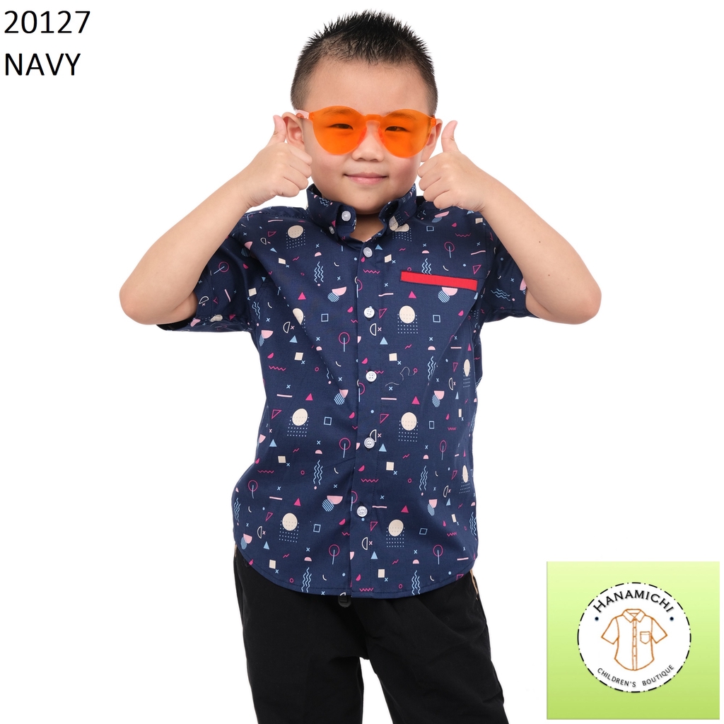 Hanamichi 20127 Baju Kemeja Anak Lengan Pendek