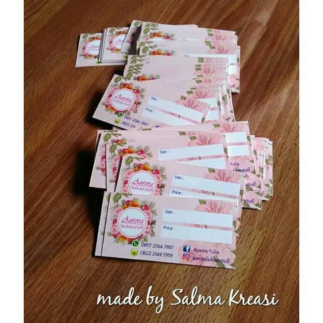 

Label Kertas / Price Tag