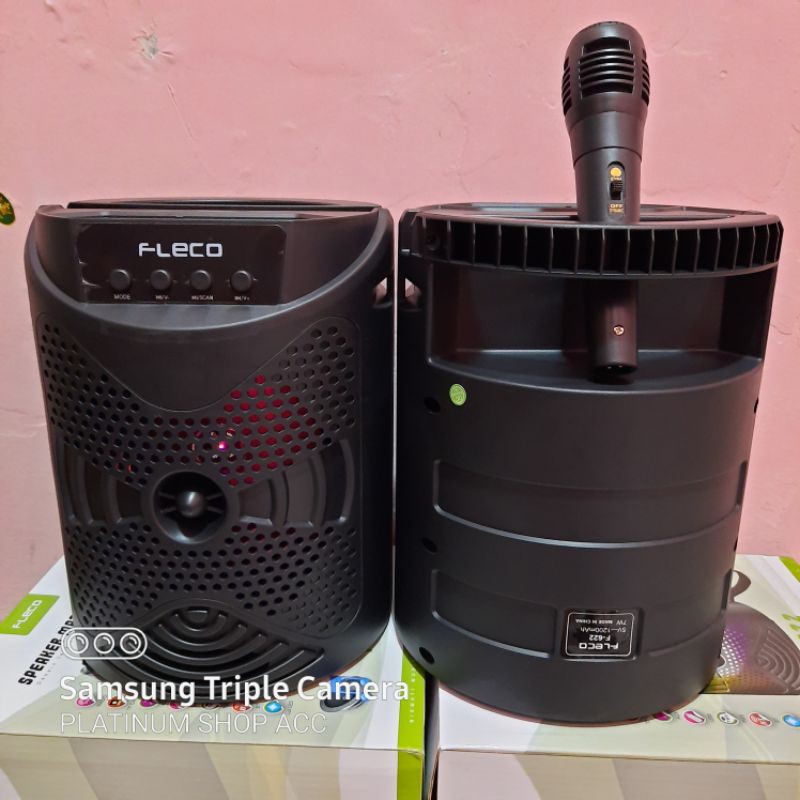 SPEAKER BLUETOOTH FLECO F622/F625 SUBWOOFER 6,5INC/SALON AKTIF PORTABLE RADIO FM/SPEAKER TABUNG WIRELESS