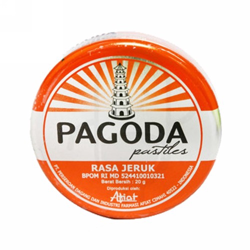 

PAGODA PASTILES RASA JERUK 20 GRAM KALENG