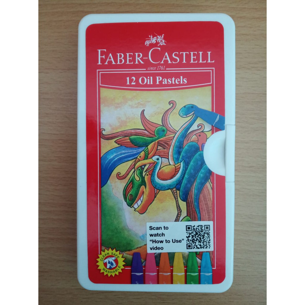 

Crayon Oil Pastel Faber Castell Hexagonal 12 (Plastic Bag)