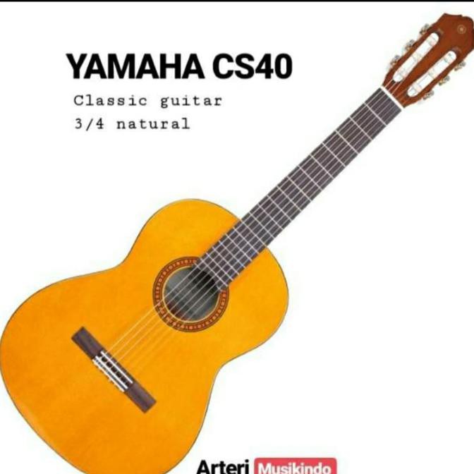 Gitar Yamaha Cs40 Original/Gitar Klasik 3/4