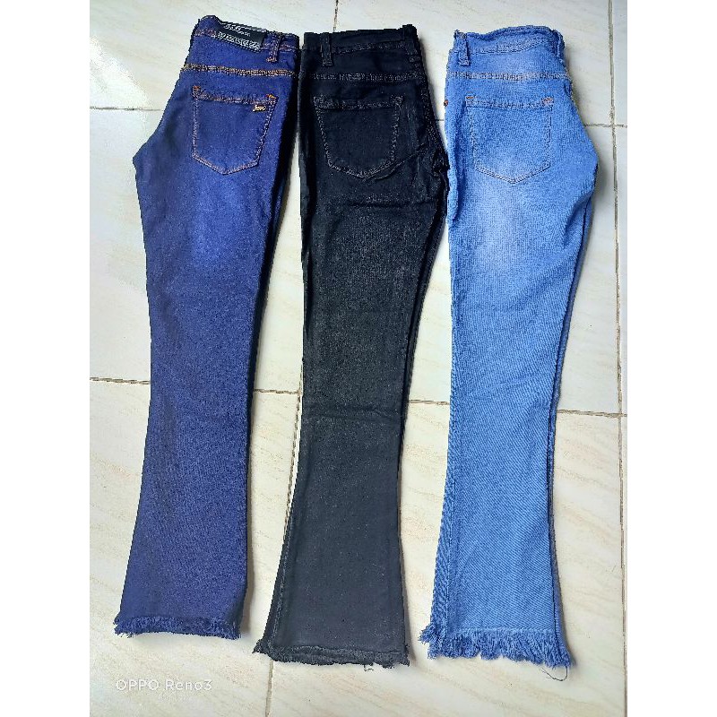 Celana jins Cutbray Jeans Anak Perempuan Usia 6-12 Rawis SoftJeans