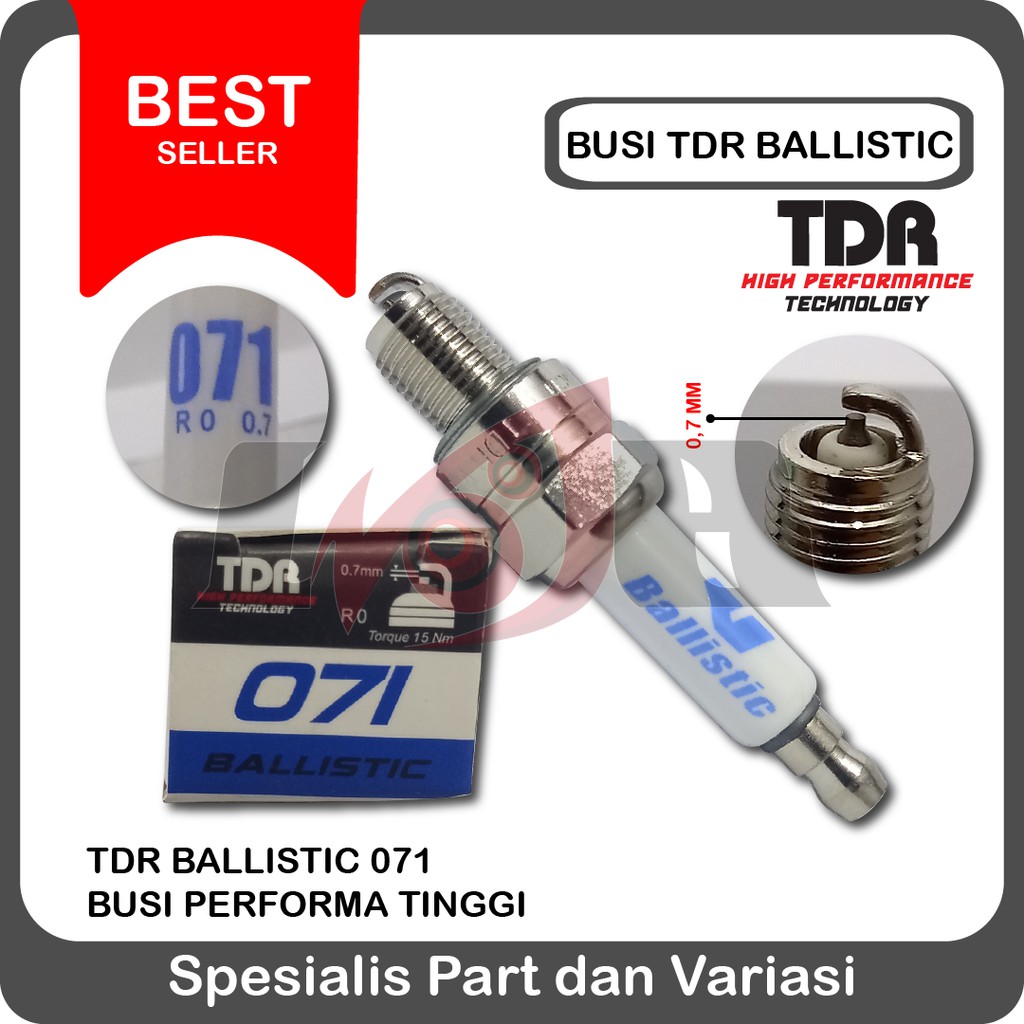 Busi TDR 071 Ballistic Mio Jupiter Vega Supra Grand Revo Spin Smash