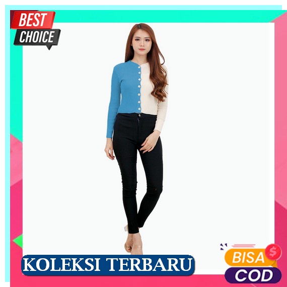 Cardigan Wanita Bahan Merah Murahhh Cardiganwanita Keren Premium I2J6 Crop Panjang Realpict Tebal Se