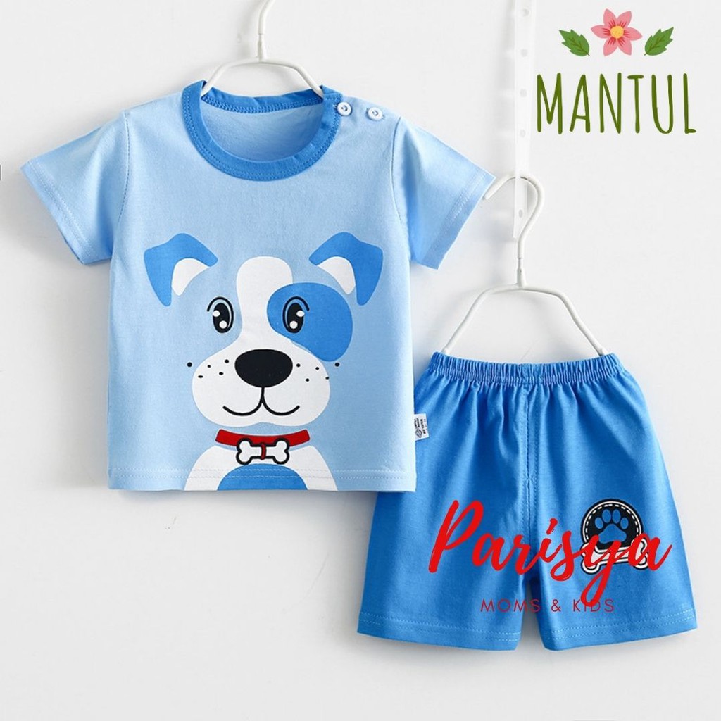 0-18 Bulan Setelan Harian Bayi Mantul / Pakaian Bayi / Jumper Import Anak (Parisya SHI-07LY)-SHI-07W