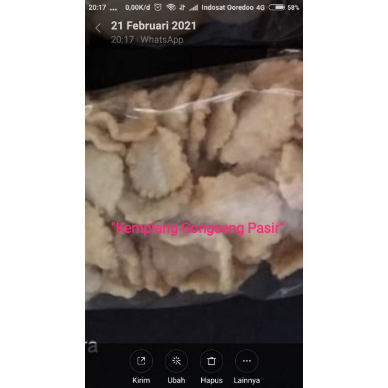 

Krupuk Kemplang Gongseng Pasir