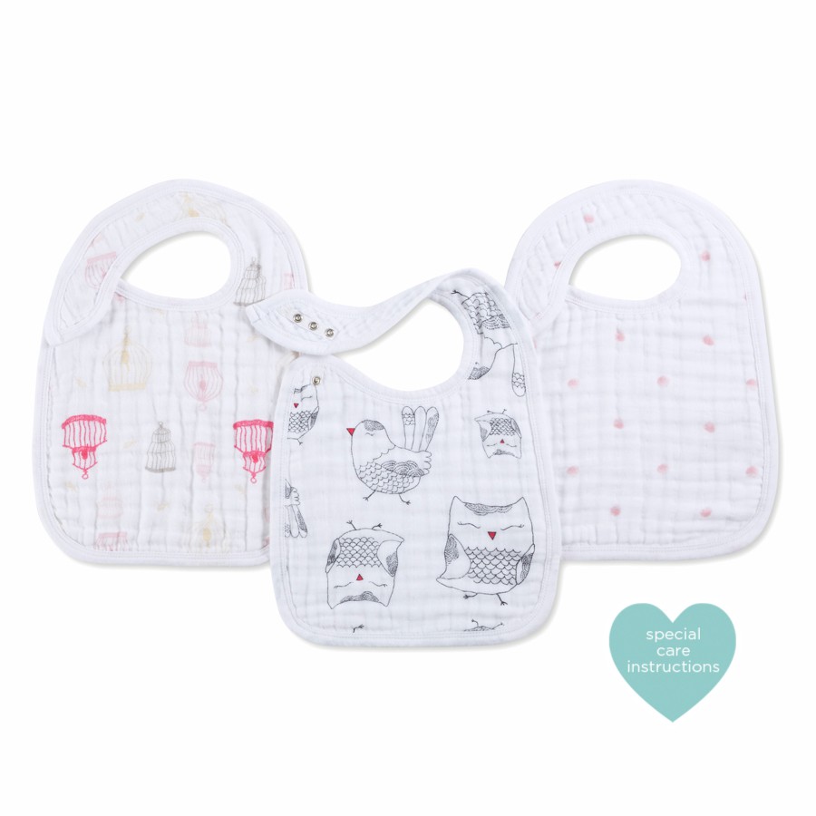 Aden Anais - Snap Bibs LOVEBIRD