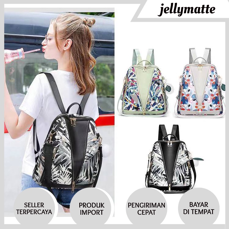 TAS RANSEL  KOREA WANITA FASHION 1831 - BACKPACK WANITA - RANSEL IMPORT ANTI AIR SEKOLAH KULIAH KERJA TERBARU JAKARTA