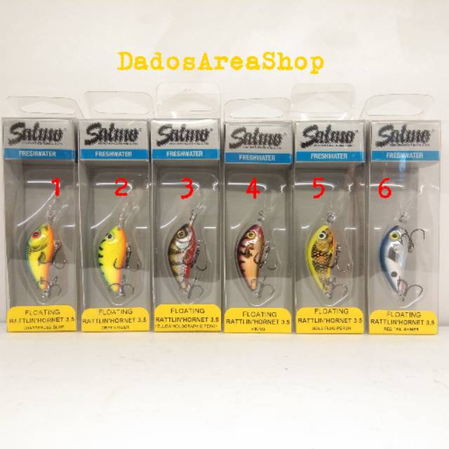 Lure pancing SALMO RATTLIN HORNET 3.5 CM Floating