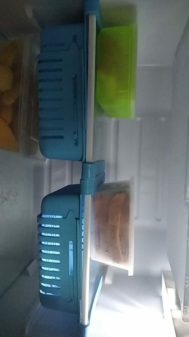 Rak Kulkas Laci Kulkas Jadi Muat Lebih Banyak Kotak Penyimpanan Makanan A801