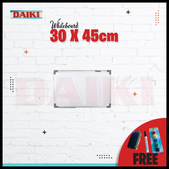 

Papan Tulis / Whiteboard Daiki Magnetic Gantung Uk 30X45Cm
