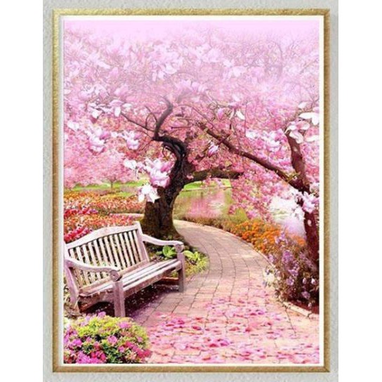 DIY Diamond Painting - 5D Peach Tree Stitch Kit