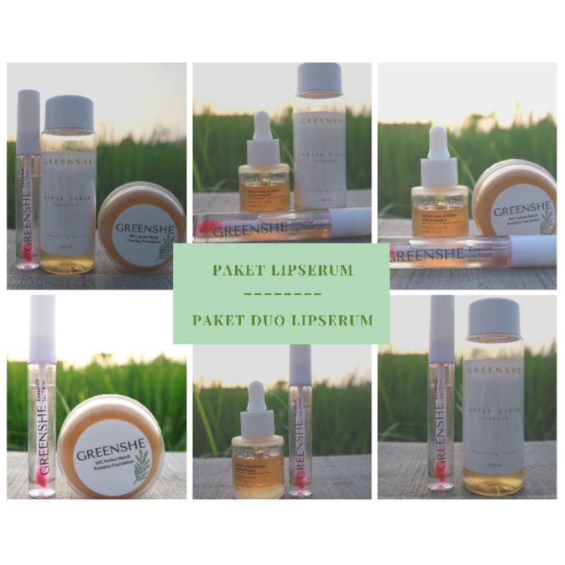 Greenshe Paket Hemat Lipserum