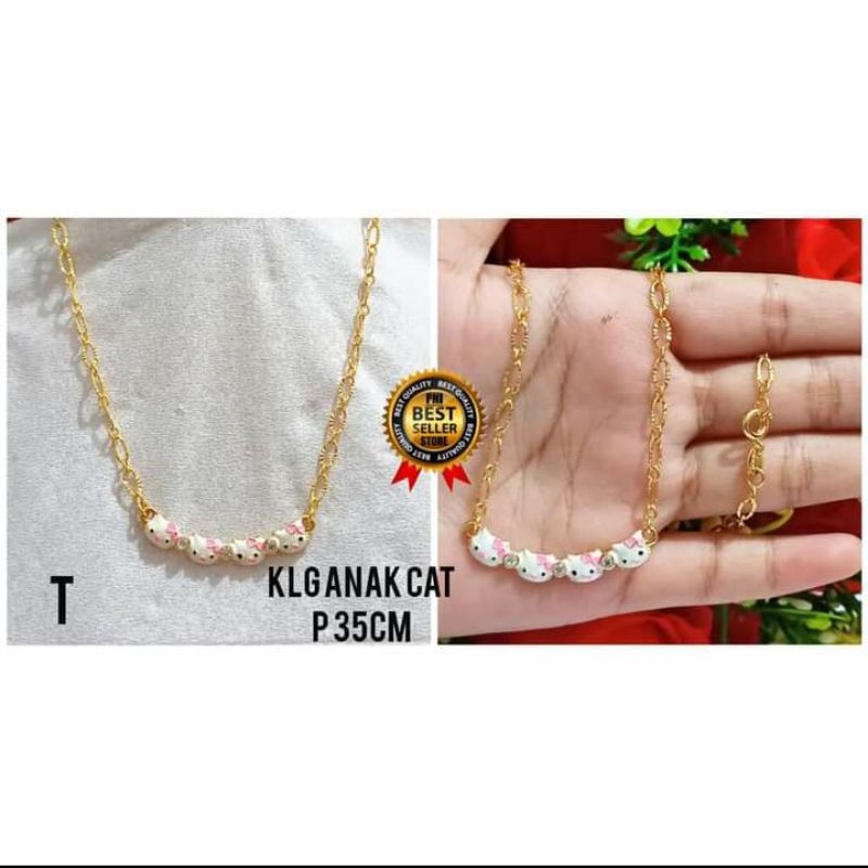 Kalung Anak Karakter Berbagai motif perhiasan Anak Gold dan Silver limited edition (COD)