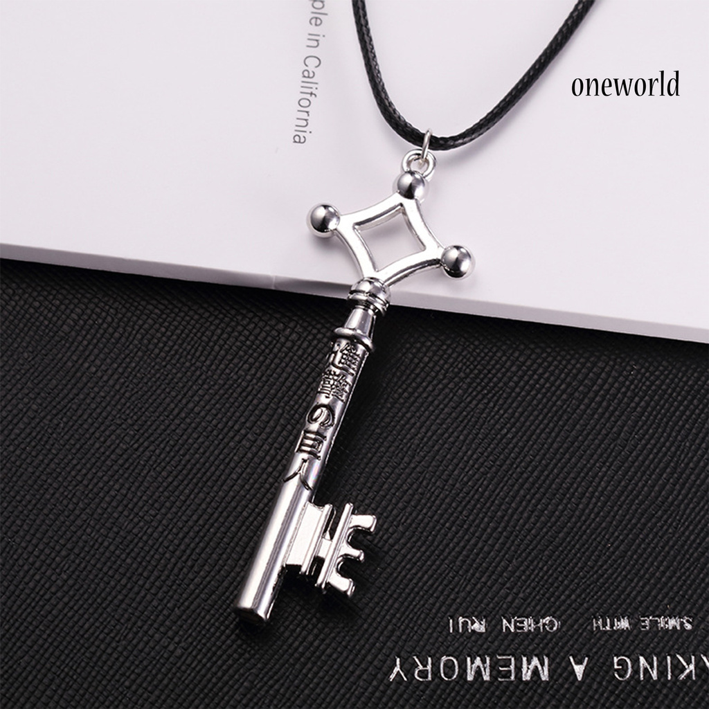 Oneworld Kalung Rantai Klavikula Desain Anime Attack On Titan Eren Untuk Unisex