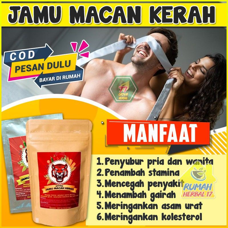 [BAYAR DI TEMPAT] Jamu Macan Kerah Penambah Stamina