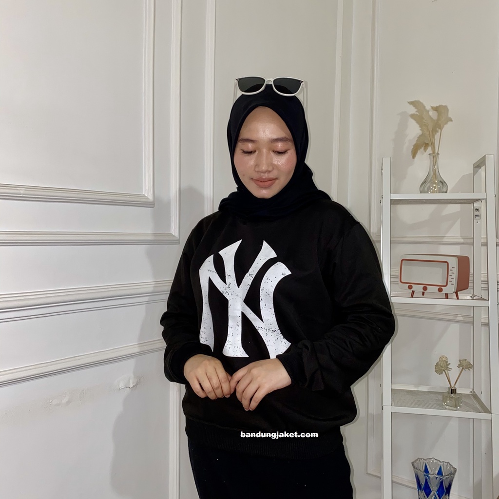 NY BIG LOGO SWEATER CRAWNECK || SWEWTER BASIC NEW ART