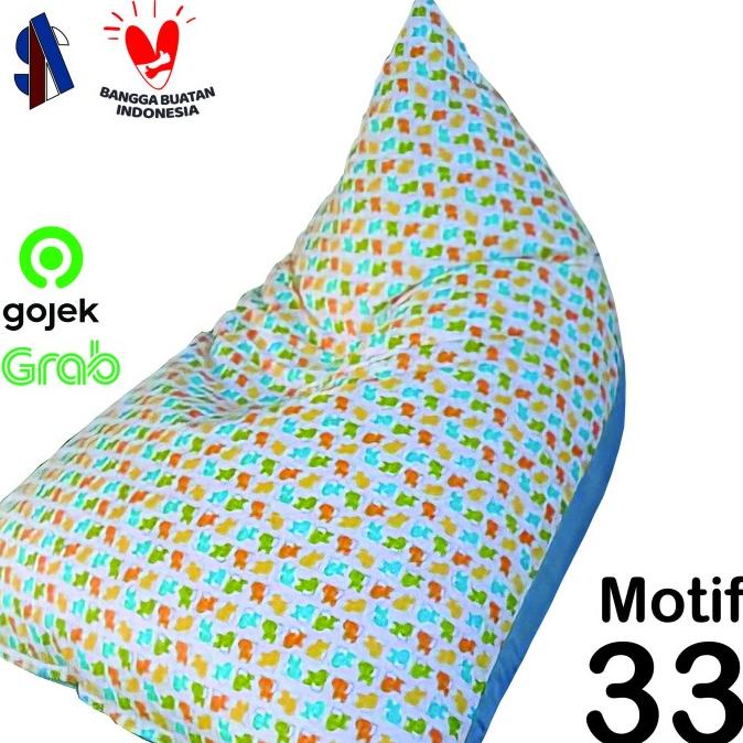 

Bean Bag Triangle Motif, Termasuk Isi - 33 Dolphine Candy Strwom12