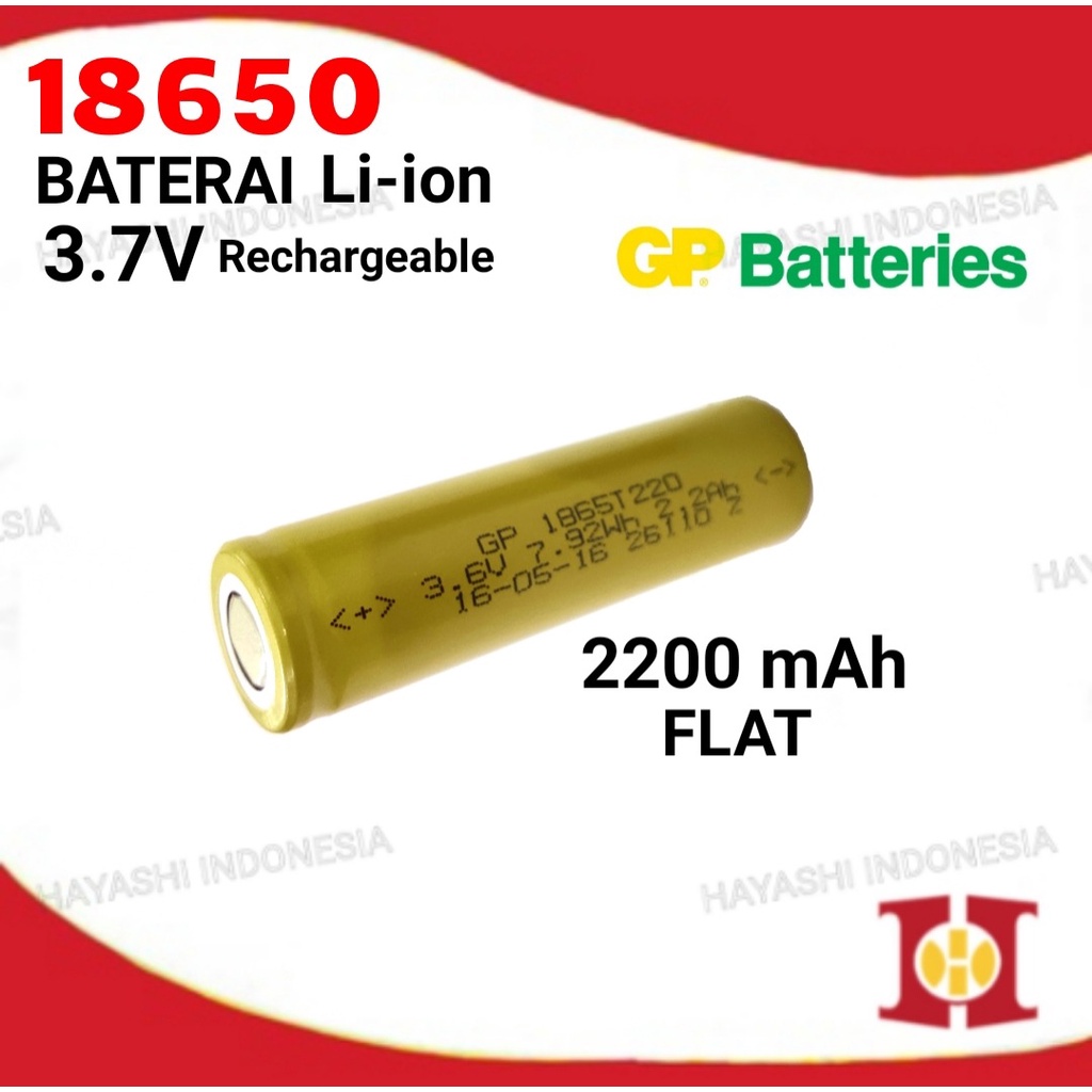 Baterai 18650 Batre Cas Isi Ulang Mainan Senter Powerbank Laptop