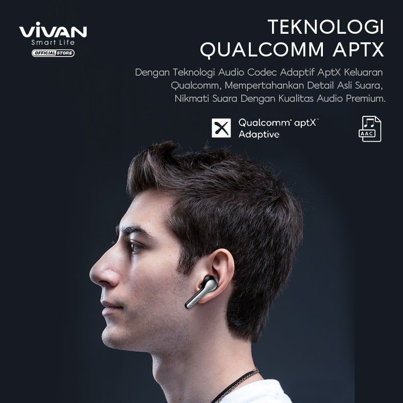 Vivan Liberty T210NC TWS Earbuds Bluetooth 5.2