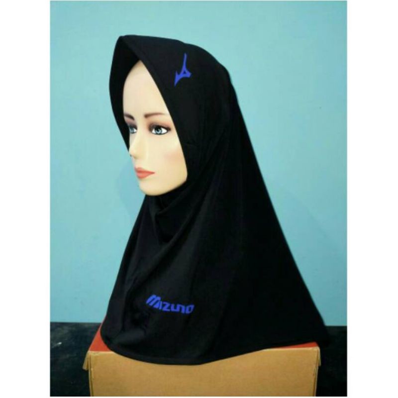 kerudung olahraga/hijab instant/hijab sport-Biru