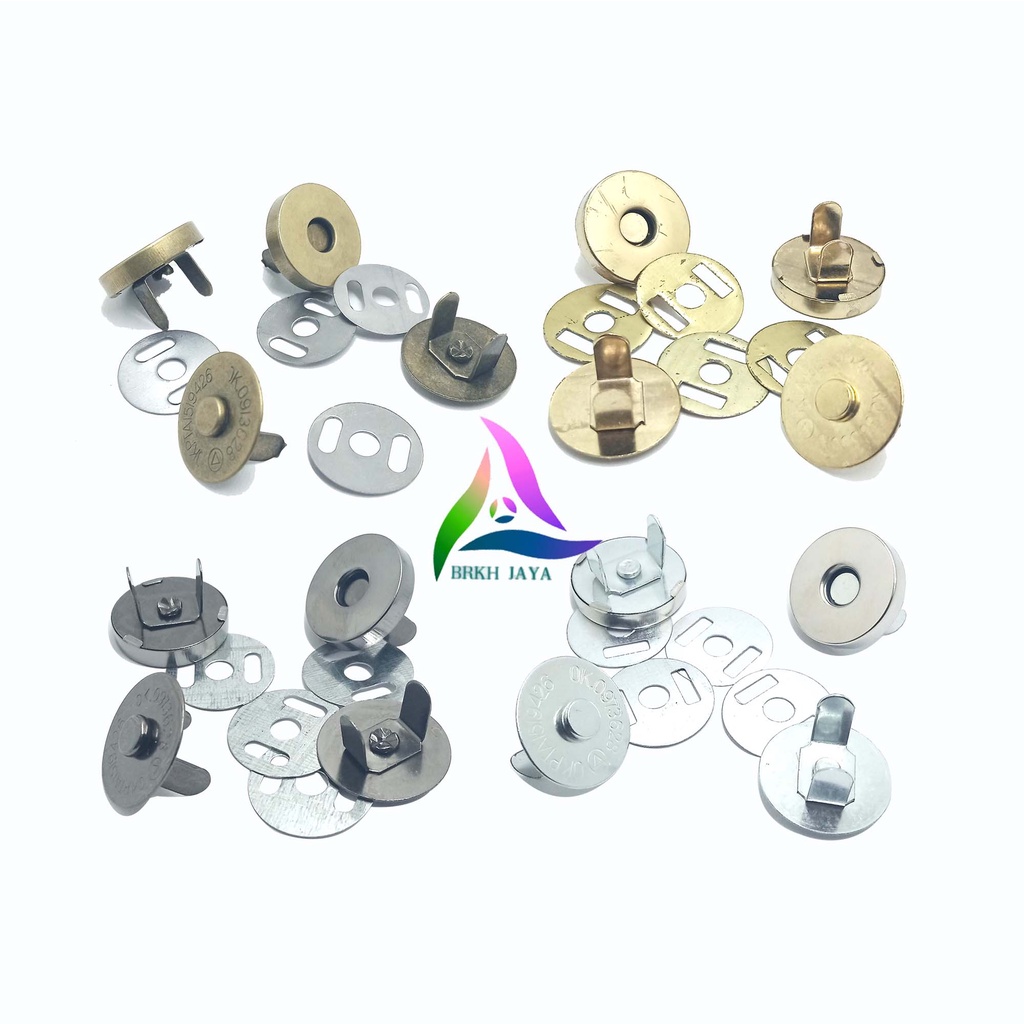 KANCING MAGNET TAS 18 MM / KANCING MAGNET DOMPET / KANCING MAGNET BESAR