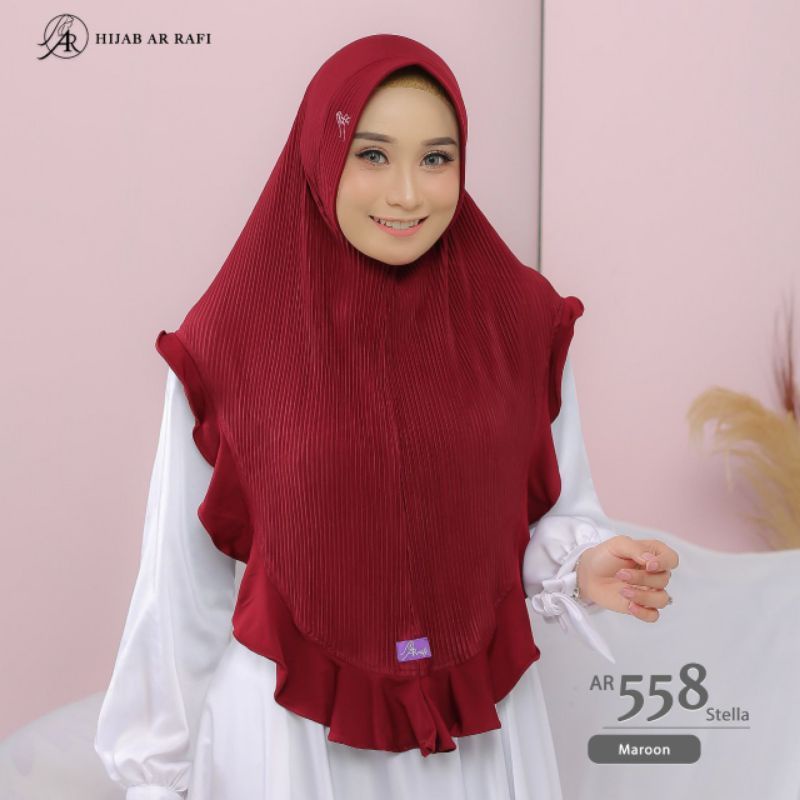 HIJAB PLISKET INSTAN //HIJAB ARRAFI AR558//HIJAB CANIS
