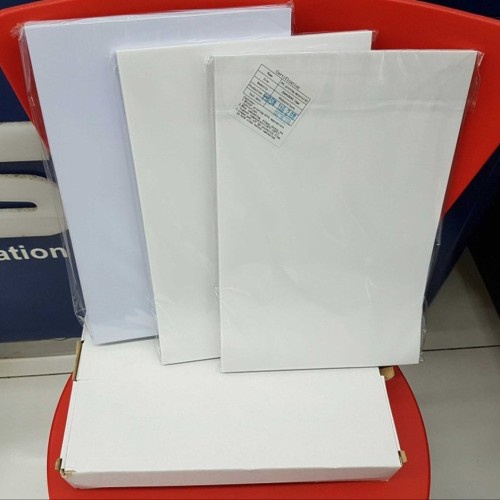 

(Ecer) Kertas PVC bahan untuk pembuatan id card tebal 0,96