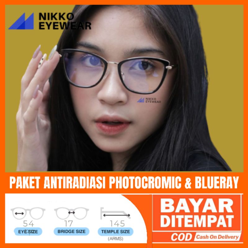 Paket Kacamata Photocromic 25290 Lensa Antiradiasi