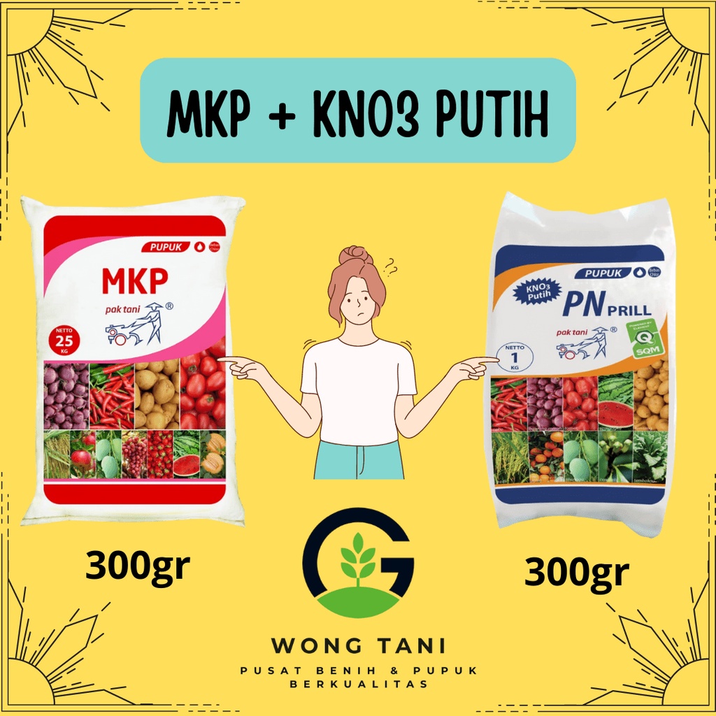 PUPUK MKP DAN KNO3 PUTIH PAK TANI BUAH DUREN KELENGKENG ALPUKAT