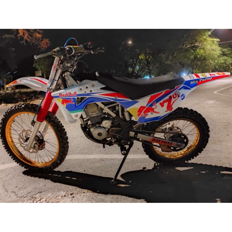Decal Stiker klx gordon Dekal Variasi Stiker Striping custom Fullbody redbull