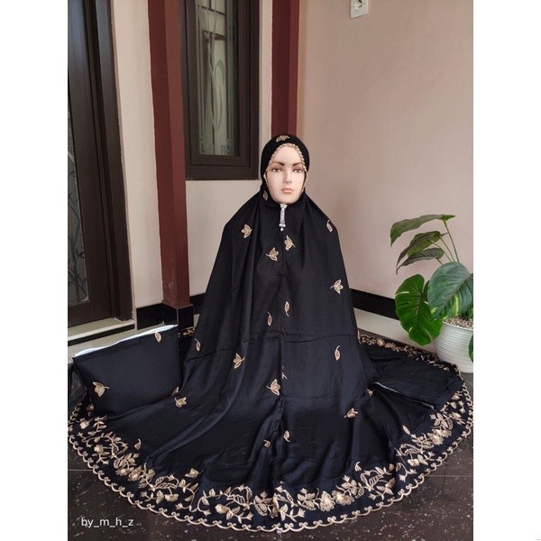 New MUKENA RAYON FULL BORDIR TIMBUL