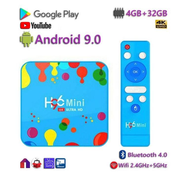 Android TV Box H96 Mini Allwinner H6 Ram 4GB Rom 32GB 6K Android 9.0