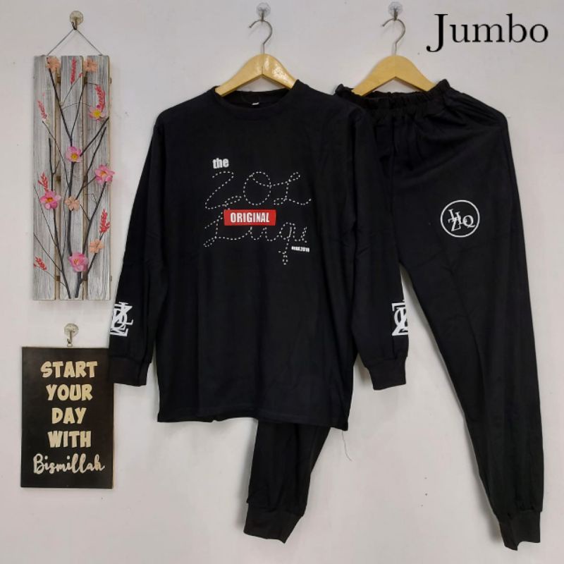 JUMBO ONE SET COMBED BY SHERILL SETELAN KAOS TEBAL MOTIF TERBARU KEKINIAN