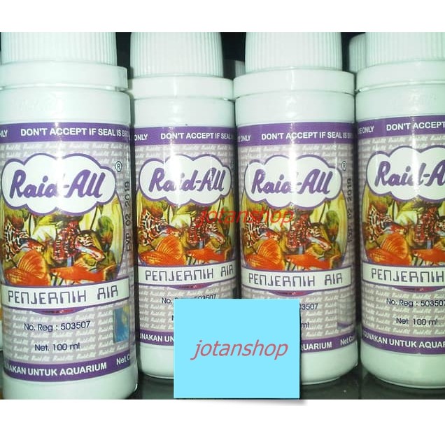 Raid All CLEAR Penjernih Air 100ml obat ikan aquarium aquascape