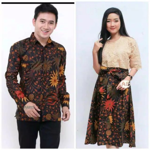 Maura Couple - Sania Ruffle Batik Couple