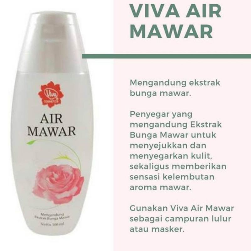 Viva Air Mawar 100 mL | Rose Water